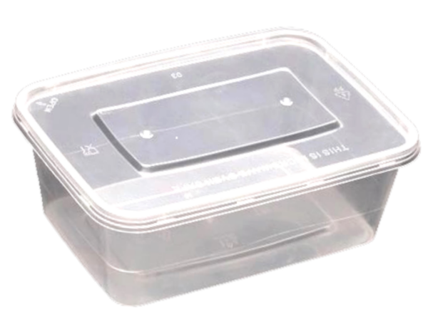 rectangle 750 ml container