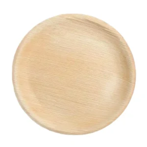 Eco-Friendly Areca Palm Leaf Plates - 12 Inch Large (Pack of 25)